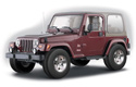 2003 Jeep Wrangler Sahara - Metallic Deep Maroon (Maisto) 1/18