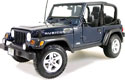 2003 Jeep Wrangler Rubicon - Metallic Blue (Maisto) 1/18