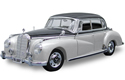 1955 Mercedes-Benz Type 300c Limo - Black w/ Silver (Ricko Ricko) 1/18