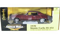 1970 Chevrolet Monte Carlo SS 454 - Black Cherry (Ertl American Muscle) 1/18