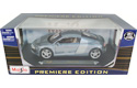 2008 Audi R8 - Silver-Blue (Maisto) 1/18