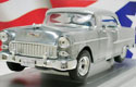 1955 Chevy Bel Air Hardtop - Chrome Chase Car (Ertl) 1/18