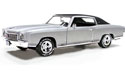 1970 Chevy Monte Carlo SS - Silver w/ Vinyl Top (Ertl) 1/18