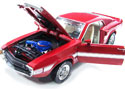 [ 1969 Ford Mustang Shelby GT-500 - Candy Apple Red (Ertl) 1/18 ]