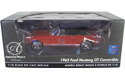 1965 Ford Mustang GT Convertible - Rangoon Red (Ertl Authentics) 1/18