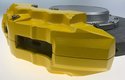 Carbon Ceramic Brake Disc Clock - Yellow Calliper (AUTOart) 1/18