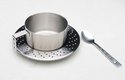 Brake Rotor Plate & Coffee Cup Set With Spoon (AUTOart) 1/18
