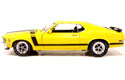 1970 Ford Boss 302 Mustang - Grabber Yellow  (Highway 61) 1/18