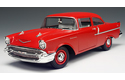 1957 Chevy 150 Utility Sedan - Matador Red (Highway 61) 1/18