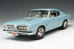 1968 Plymouth Barracuda - Hawaiian Blue (Highway 61) 1/18