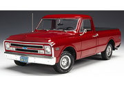 1967 Chevy C-10 Pickup - Custom Metallic Red (Highway 61) 1/18