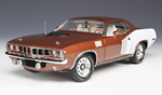 1971 Plymouth Hemi Cuda - Dark Bronze Metallic (Highway 61) 1/18