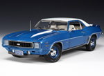 1969 Chevy Camaro ZL1 COPO RS - LeMans Blue (Highway 61) 1/18