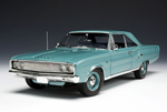 1967 Dodge Coronet R/T 426 Hemi - Medium Turquoise (Highway 61) 1/18