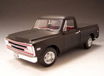 1968 Chevy C-10 Pickup Truck - Matte Black (Highway 61) 1/18 50816