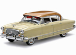 1952 Nash Ambassador Airflyte - Anniversary Gold Metallic / Champagne Ivory (SunStar) 1/18