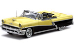 1956 Mercury Montclair Convertible - Saffron Yellow /Tuxedo Black (SunStar Platinum) 1/18