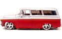 1957 Chevy Suburban - Red w/ Silver (DUB City) 1/24