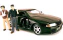 Nissan Skyline GTR (R32) Metal Model Kit w/ Figures (Initial D) 1/24