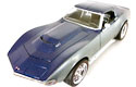 1969 Corvette Modified - Two Tone Blue / Silver (Hot Wheels) 1/18