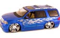 Lincoln Navigator - Metallic Blue w/ 'Spintek' Spinners - Big Baller$ (DUB City) 1/18