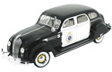 1936 Chrysler Airflow Police Car (Charlestown Collectibles) 1/18