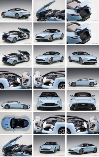 Aston Martin DB11 - Q Frosted Glass Blue (AUTOart) 1/18