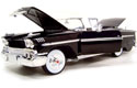 1958 Chevy Impala Convertible - Black (MotorMax) 1/18