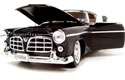 1955 Chrysler C300 - Black (MotorMax) 1/18