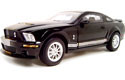 2007 Shelby Mustang GT-500 - Black w/ White Stripes (Shelby Collectibles) 1/18