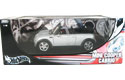 2004 Mini Cooper Cabrio - Silver (Hot Wheels) 1/18