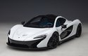 McLaren P1 (alaskan Diamond White w/ Blue/black In (AUTOart) 1/18
