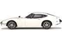 1965 Toyota 2000 GT Coupe - White (AUTOart) 1/18