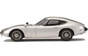 1965 Toyota 2000 GT Coupe - Silver (AUTOart) 1/18