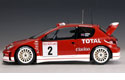2003 Peugeot 206 WRC #2 - Rally of Monte Carlo (AUTOart) 1/18
