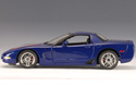 2004 Chevrolet Corvette Coupe - Metallic Blue w/ Stripe - Commemorative Edition (AUTOart) 1/18