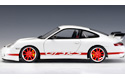 2004 Porsche 911 GT3 RS - White w/ Red Stripes (AUTOart) 1/18