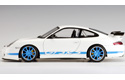 2004 Porsche 911 GT3 RS - White w/ Blue Stripes (AUTOart) 1/18