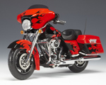 2009 Harley-Davidson FLHX Street Glide Red Hot Lava Flame (Highway 61) 1/12