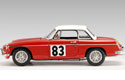 1964 MGB GT MK II Rally #83 (AUTOart) 1/18