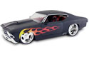 1969 Chevy Chevelle SS - Primer Black (DUB City Big Time Muscle) 1/18