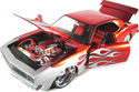 1968 Chevy Camaro SS 396 - Red w/ Flames (DUB City Bigtime Muscle) 1/18