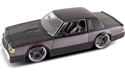 1987 Buick Regal Grand National - Black w/ Charcoal Grey (DUB City) 1/18