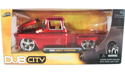 1955 Chevy Stepside Pickup - Candy Red (DUB City) 1/24