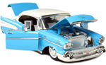1957 Chevy Bel Air - Blue (Jada Toys Showroom Floor) 1/24