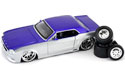 1965 Ford Mustang - Blue w/ Silver (DUB City Bigtime Muscle) 1/24