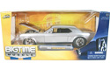 [ 1965 Ford Mustang - Silver w/ Black Stripes (DUB City Bigtime Muscle) 1/24 ]