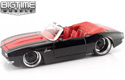 1967 Chevy Camaro - Black w/ Red Stripes (DUB City Bigtime Muscle) 1/24