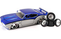 1970 Oldsmobile 4-4-2 - Blue w/ Silver (DUB City Bigtime Muscle) 1/24