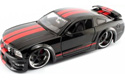 2005 Ford Mustang GT - Black w/ Red Stripes (DUB City Bigtime Muscle) 1/24